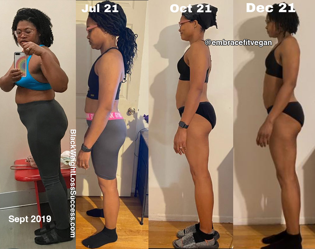 Genevieve before and after weight loss
