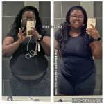 Alisha before and after weight loss