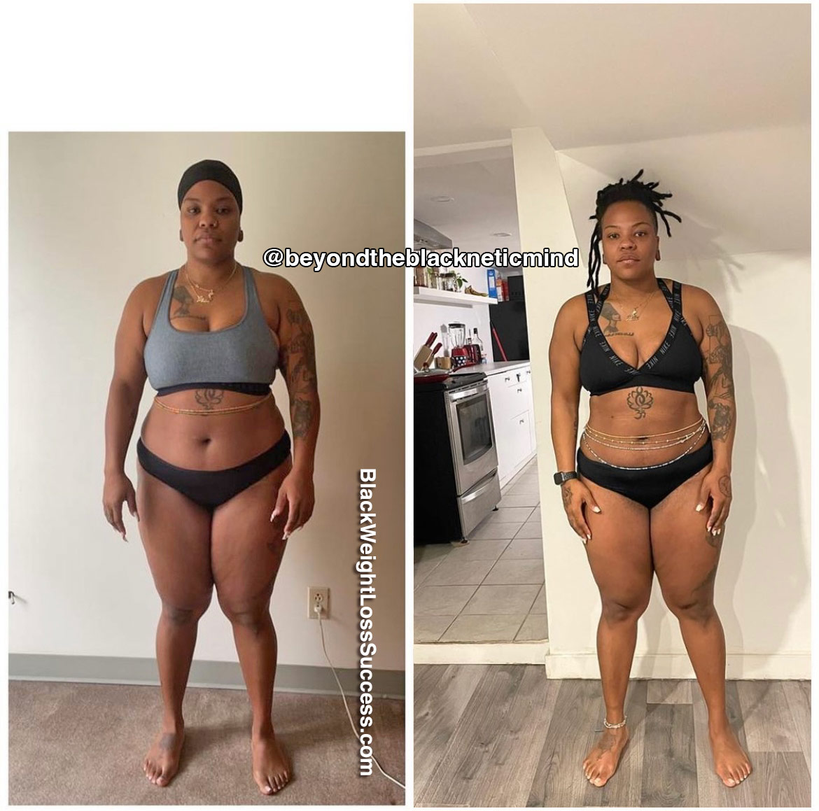 Jade before and after weight loss