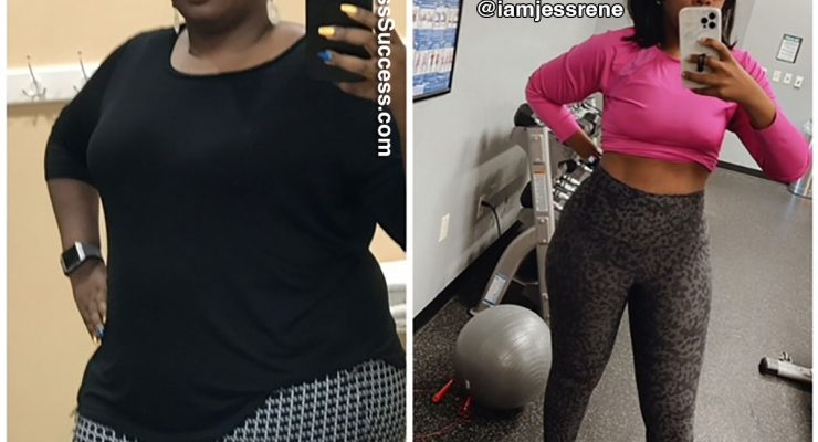 Jessica before and after weight loss