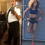 Joi before and after weight loss
