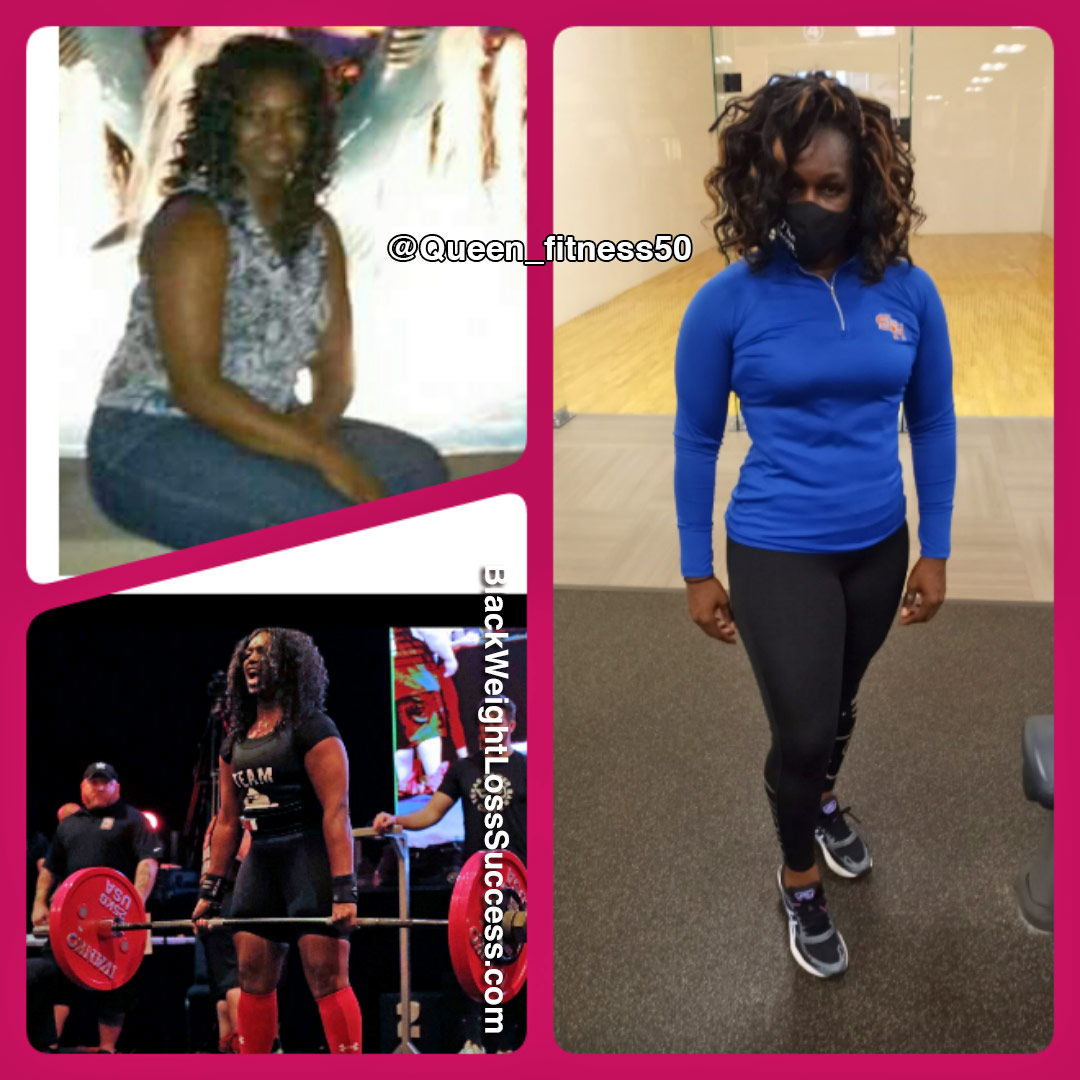 Latosha before and after weight loss