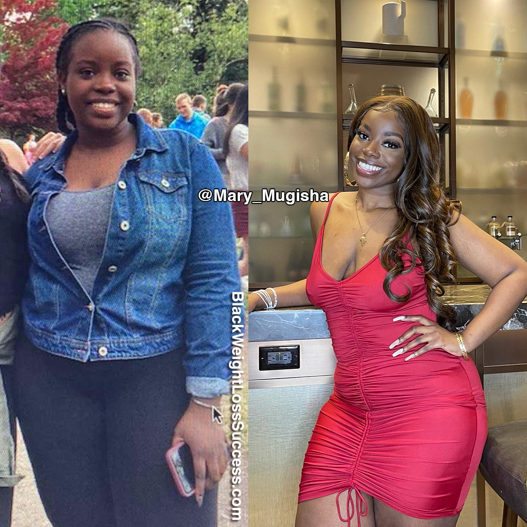 Mugisha before and after weight loss