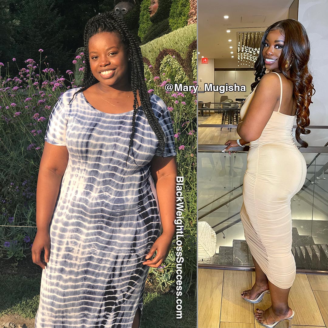 Mugisha before and after weight loss