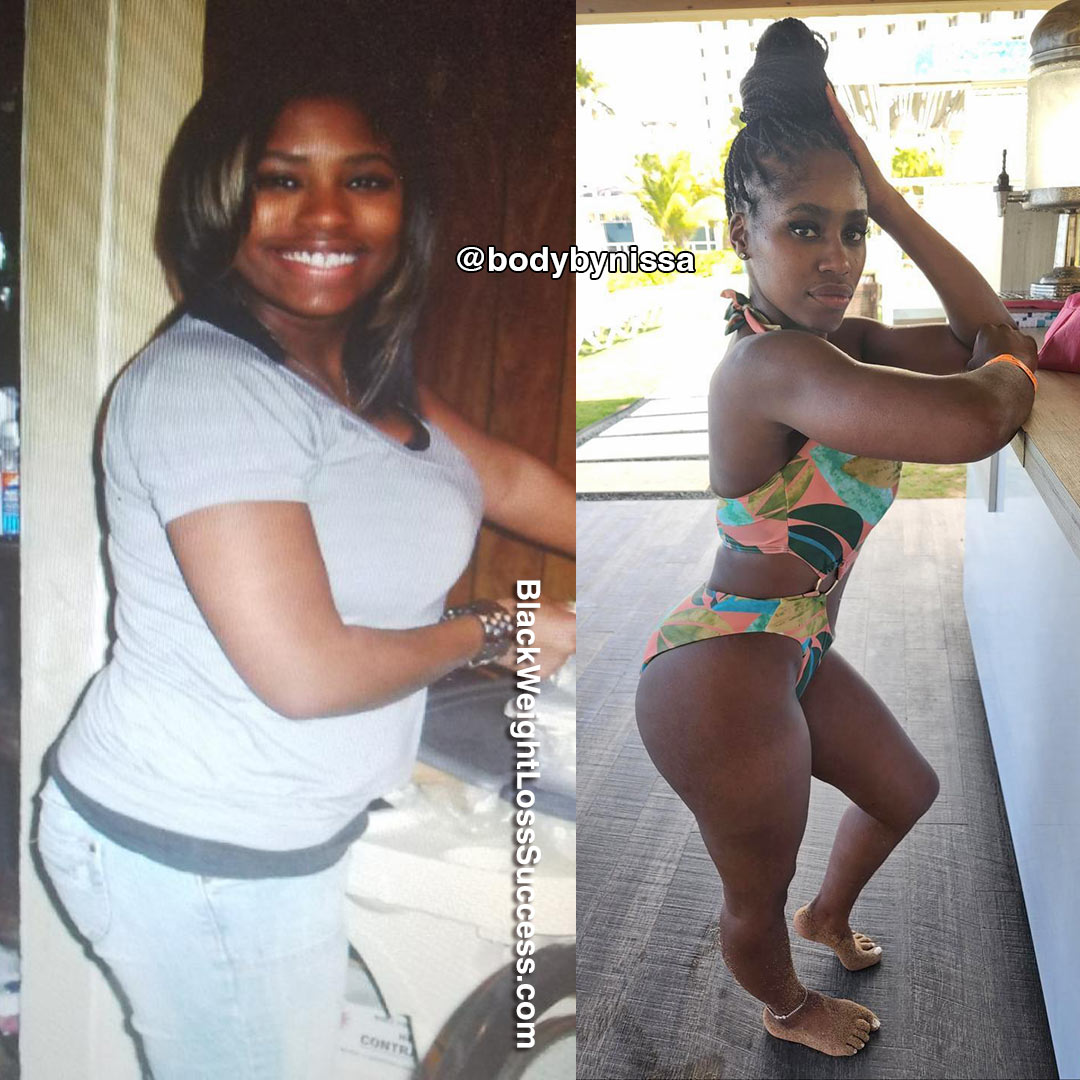 Nissa before and after weight loss