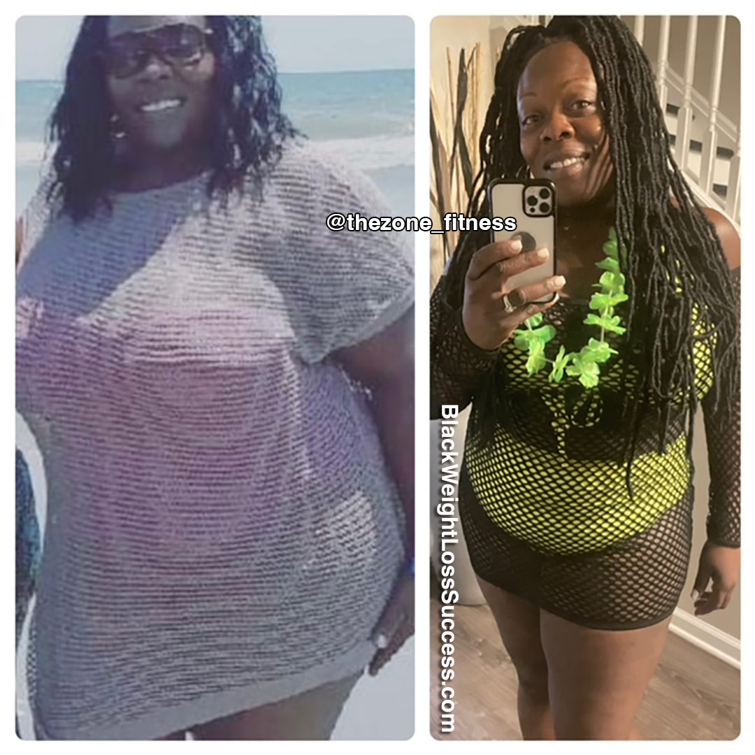 Shereen before and after weight loss