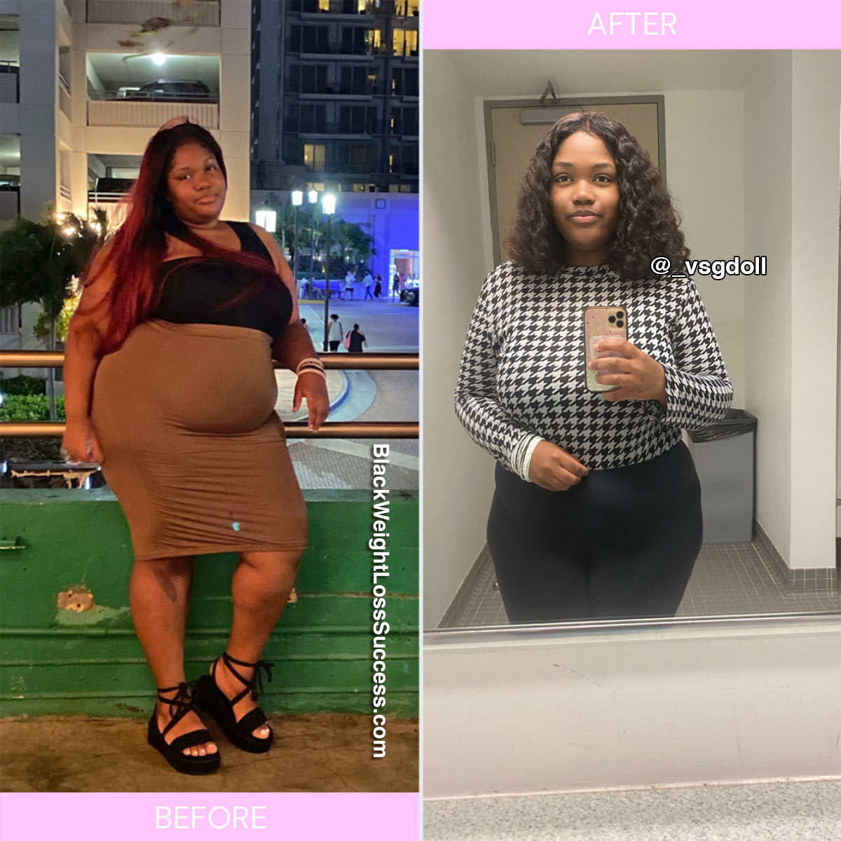 Cheyenne before and after weight loss