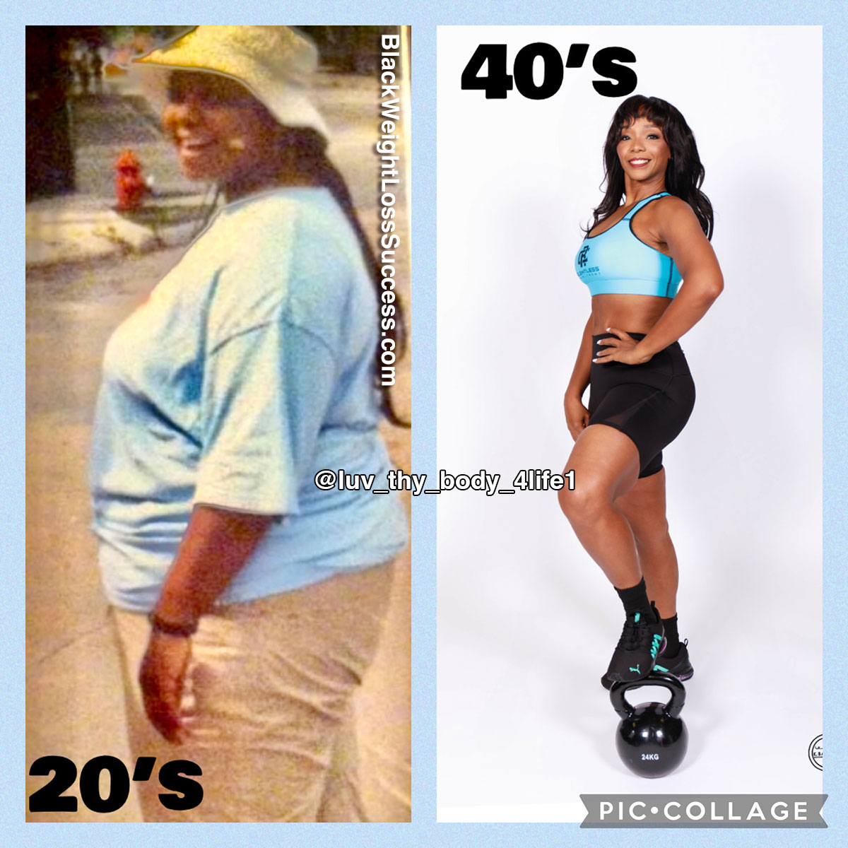 Heather before and after weight loss
