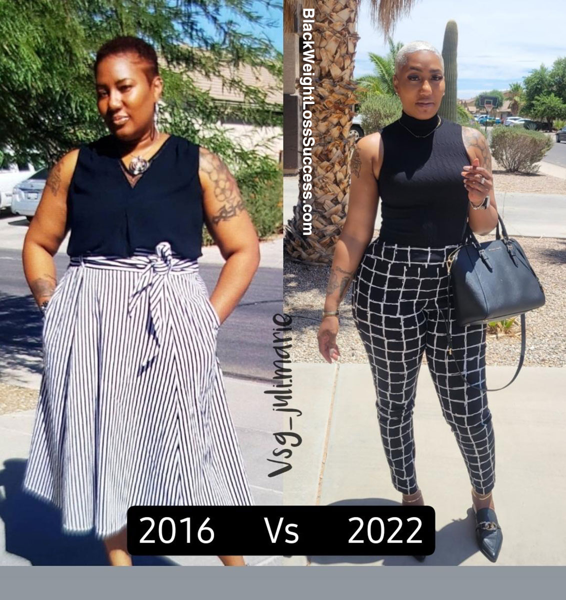 Juli Marie before and after weight loss