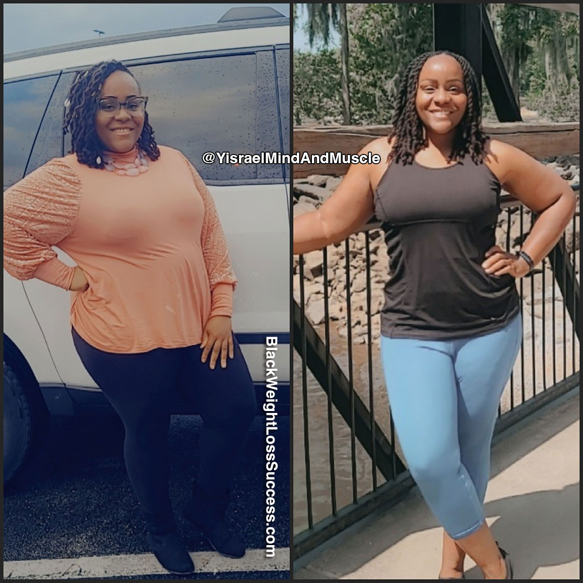 Yahkira before and after weight loss