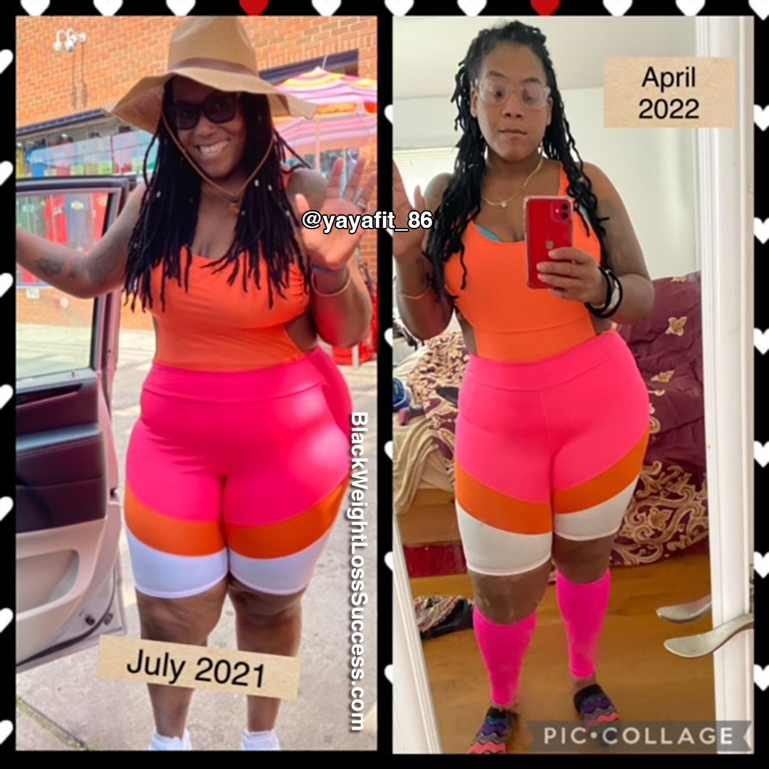 Yaya before and after weight loss