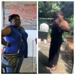 Ebony before and after weight loss