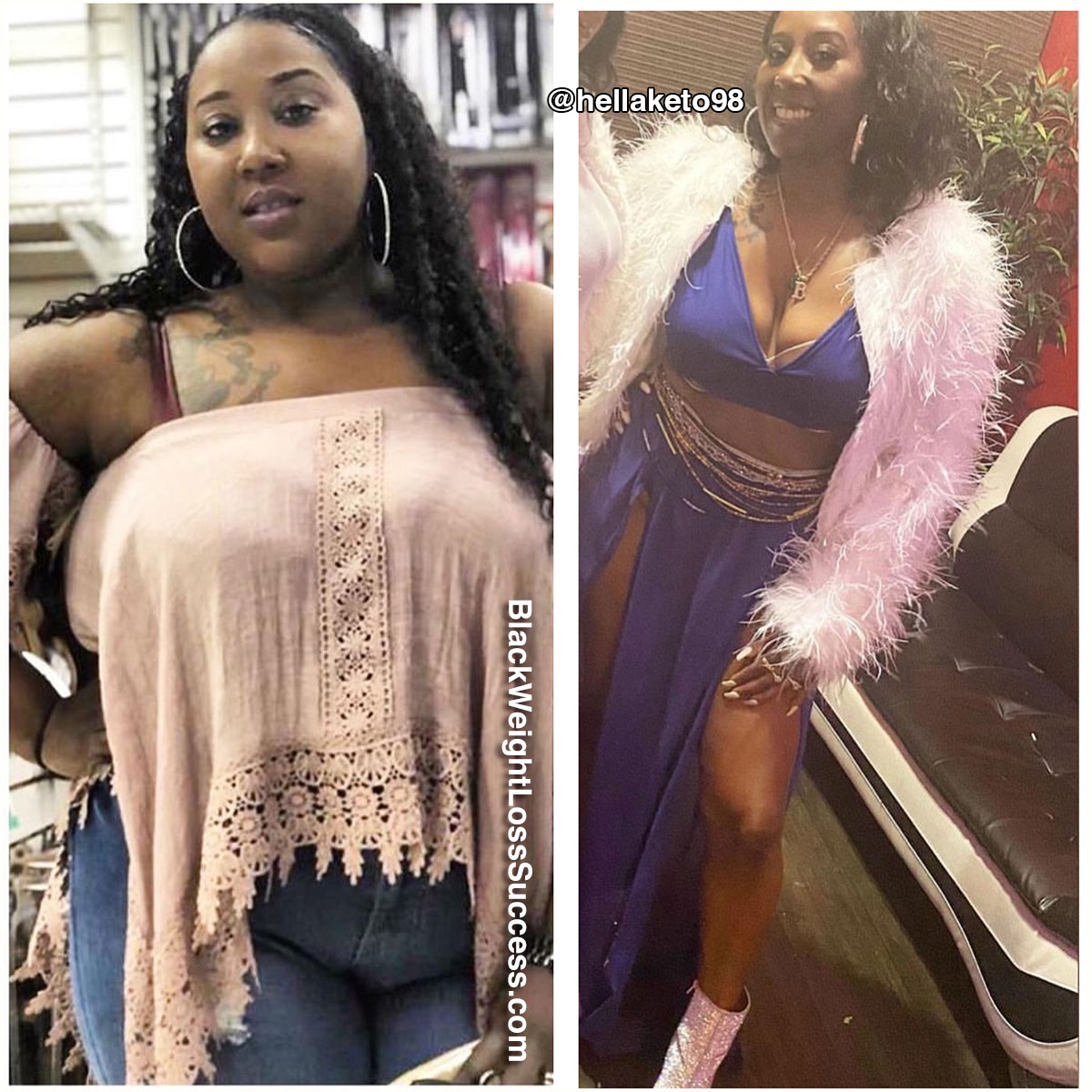 Jazmyn before and after weight loss