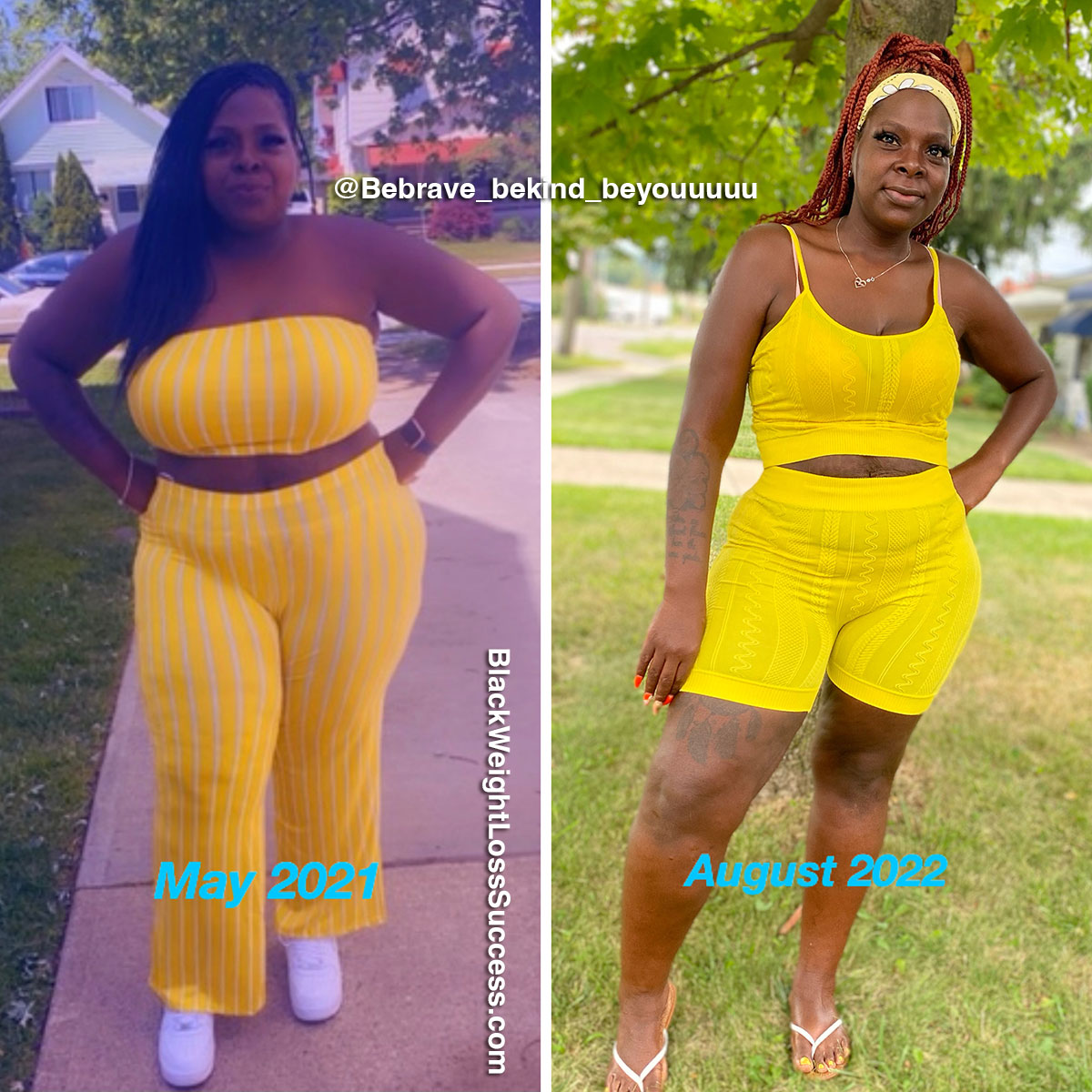 Lakeyta before and after weight loss