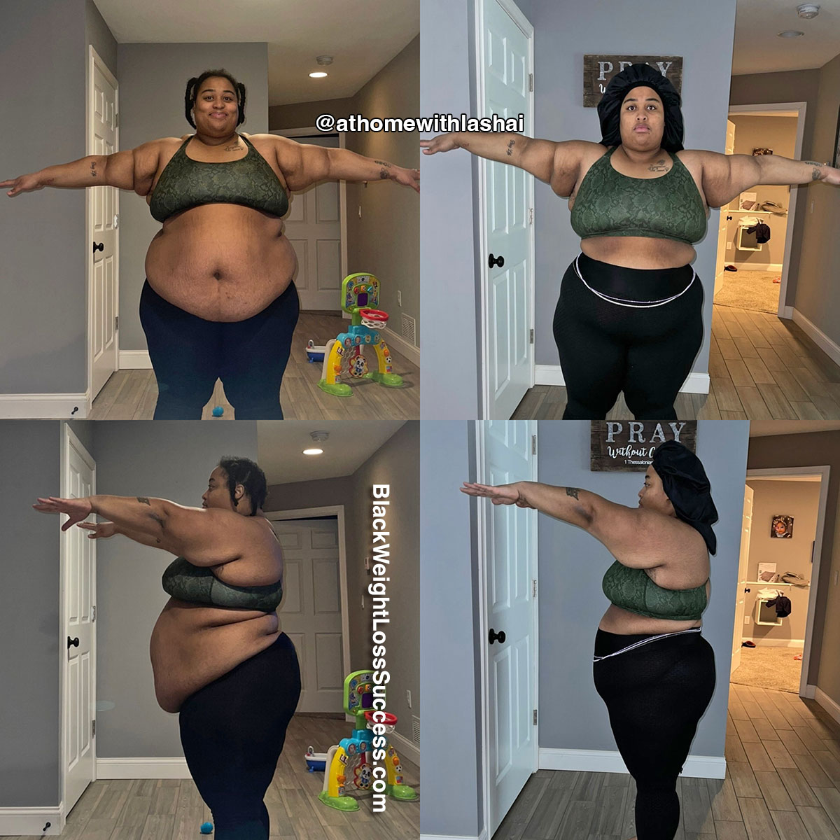 Lashai before and after weight loss