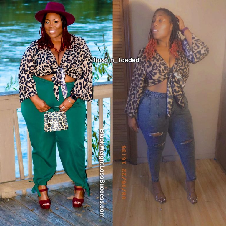 Nikki lost 84 pounds Black Weight Loss Success