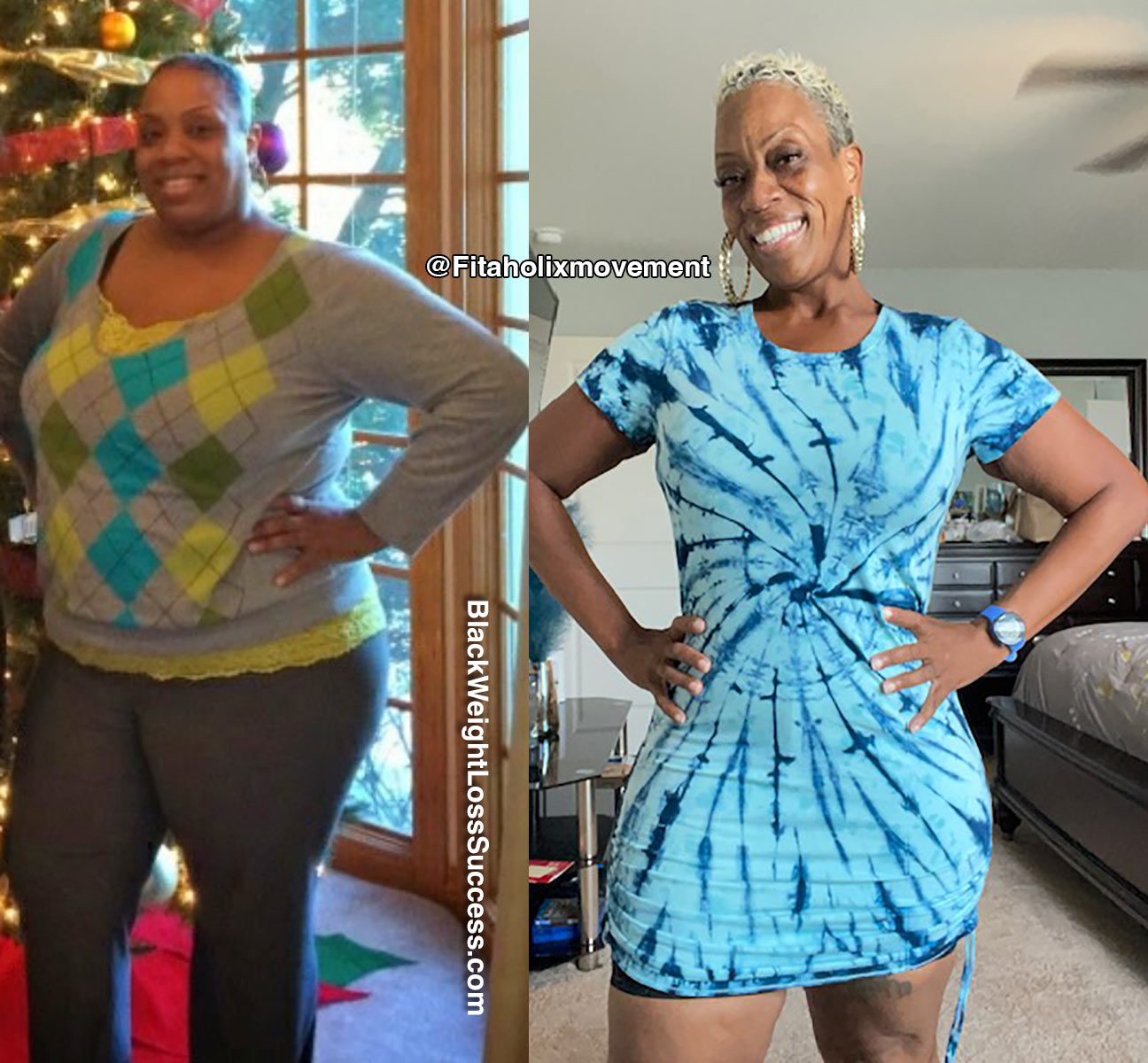 Sharice before and after weight loss