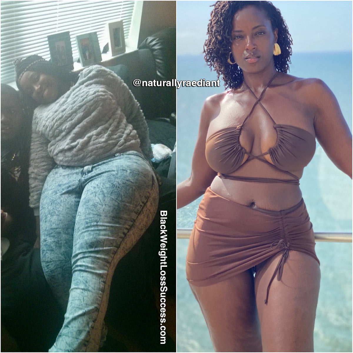 Radiance lost 95 pounds