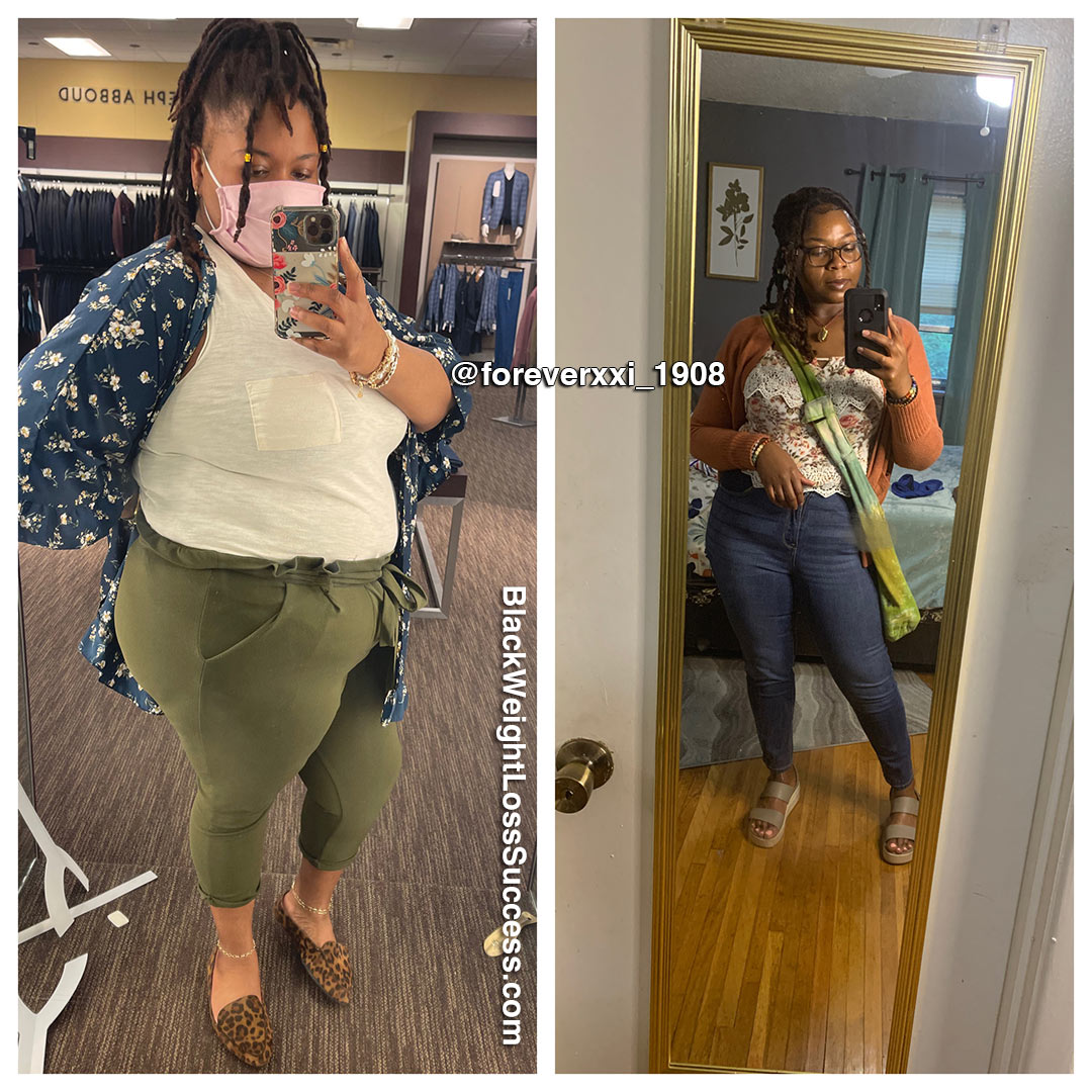 Jameelah lost 110 pounds