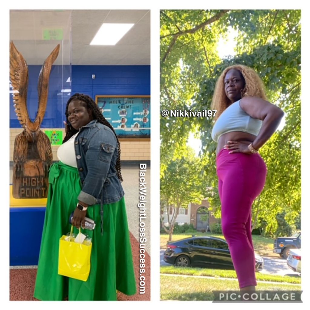Nikki lost 140 pounds Black Weight Loss Success