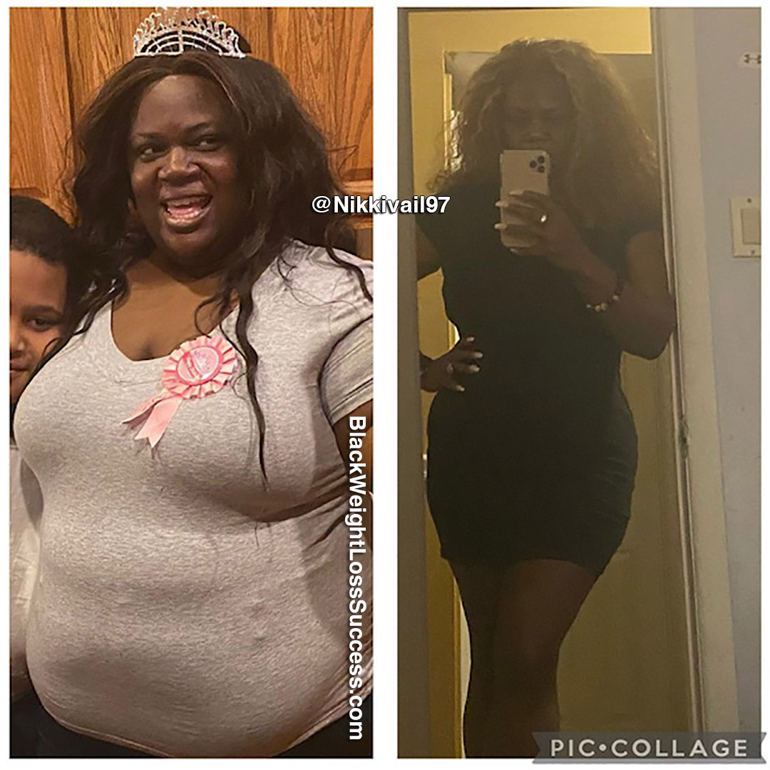 Nikki before and after weight loss