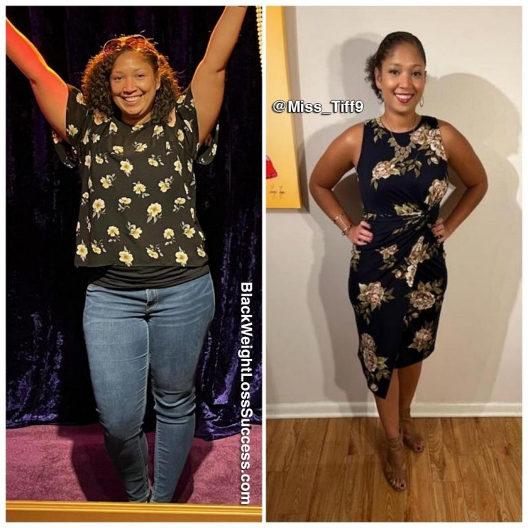 Tiffany lost 25 pounds - Black Weight Loss Success
