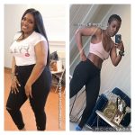 Jasmine before and after weight loss