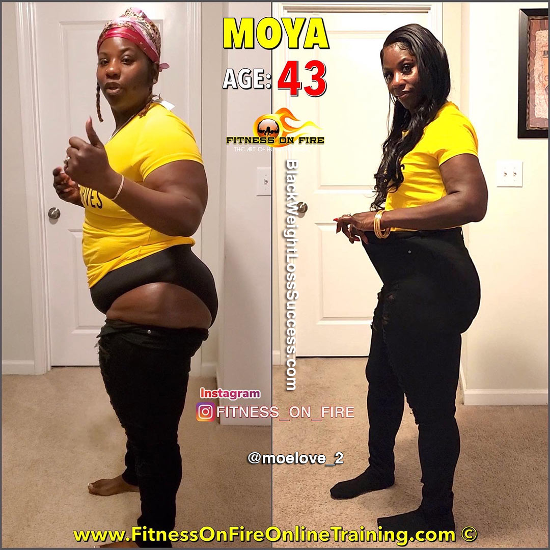 Moya lost 65 pounds