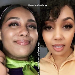 Aubrey-Lee lost 80 pounds - Black Weight Loss Success