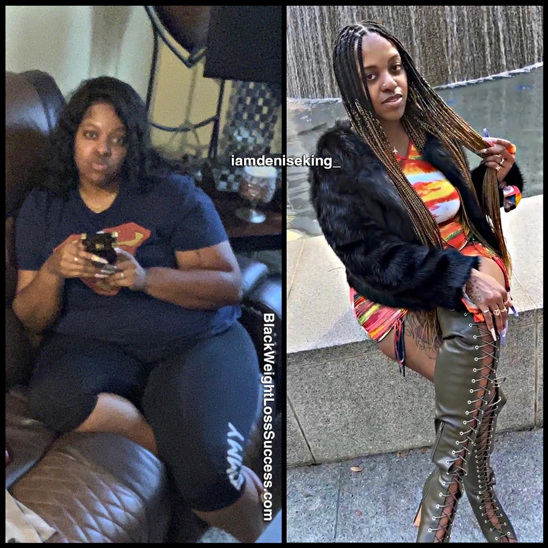 denise before and after weight loss