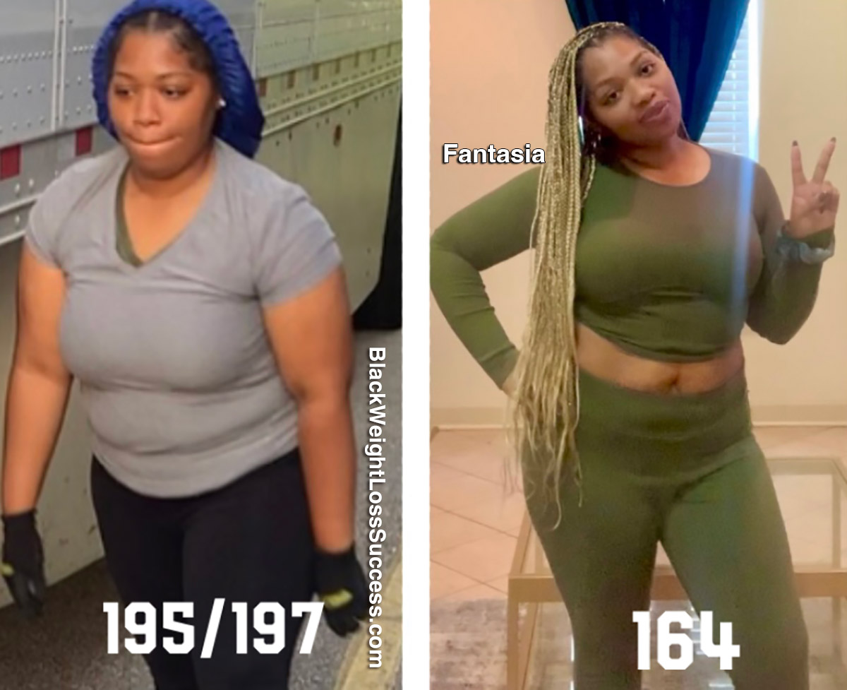 Fantasia before and after weight loss