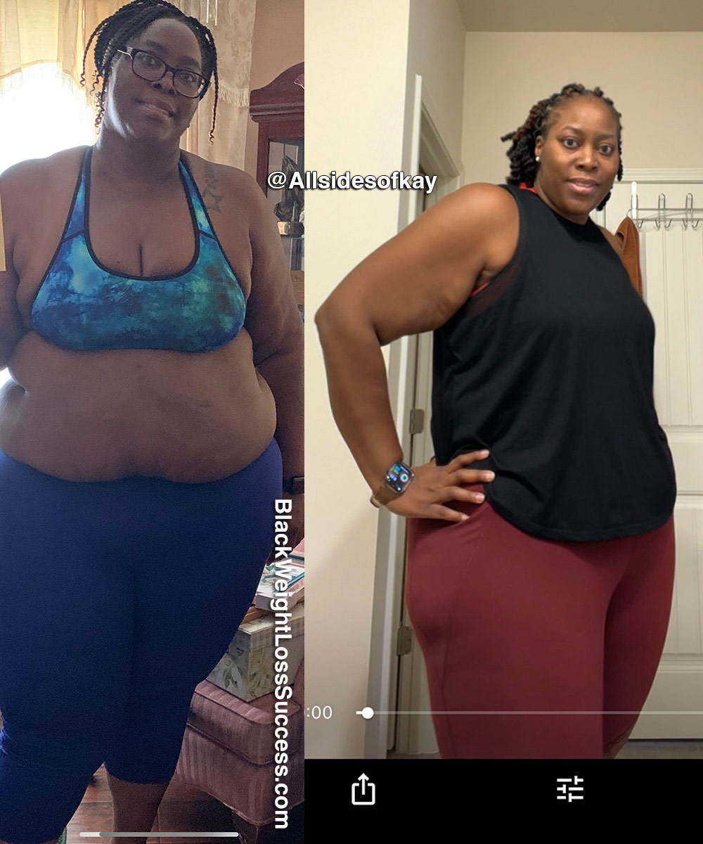 Kelly before and after weight loss