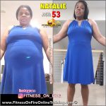 Natalie before and after weight loss