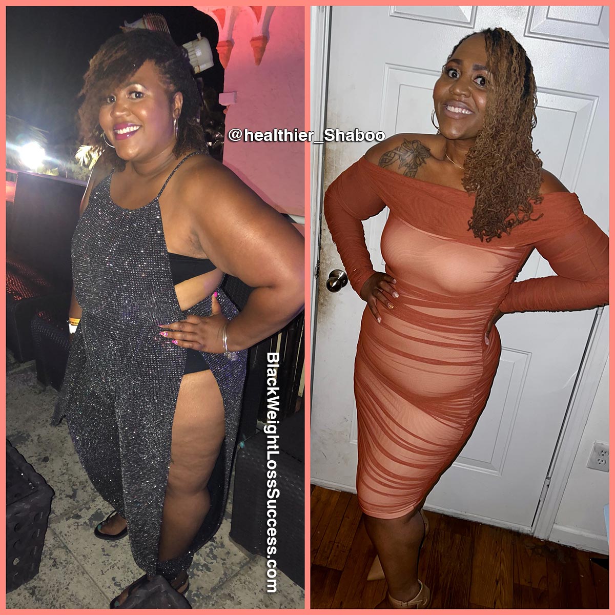 Sherronda before and after weight loss
