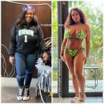 Caira before and after weight loss