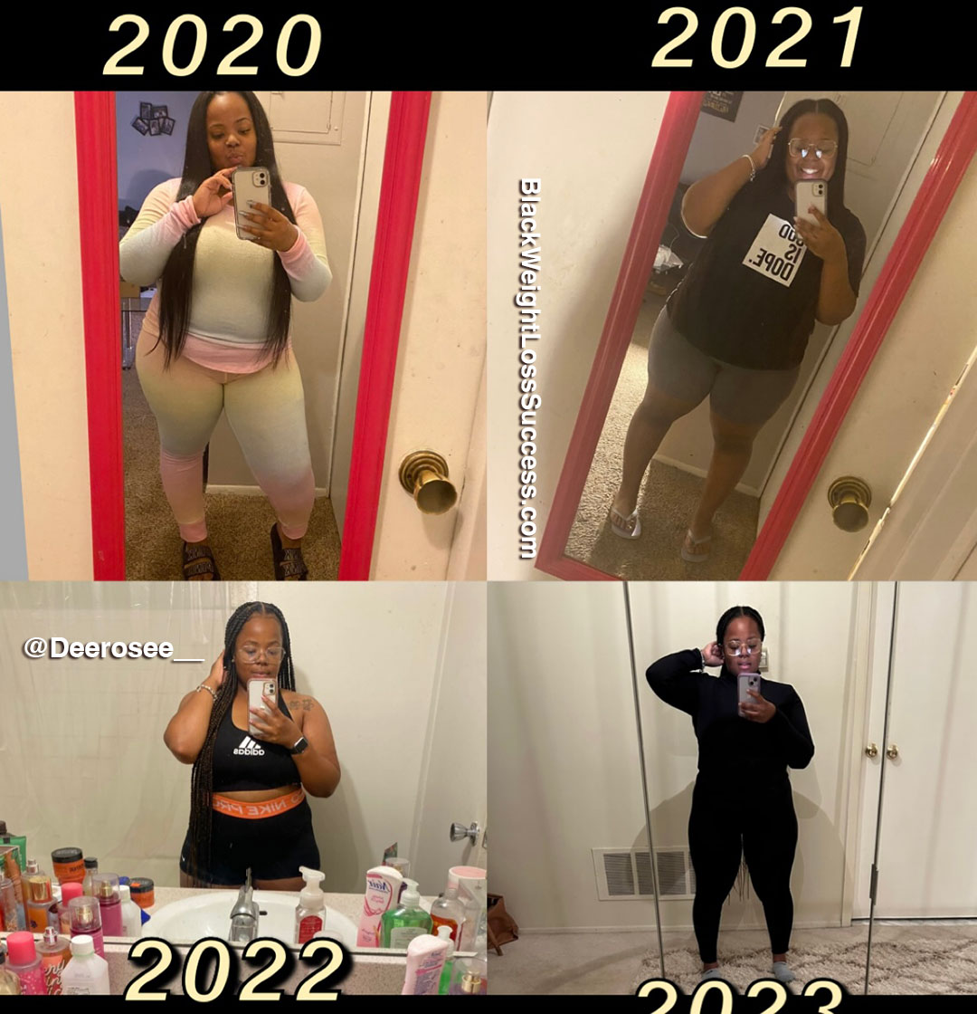 Darlisha's weight loss photos