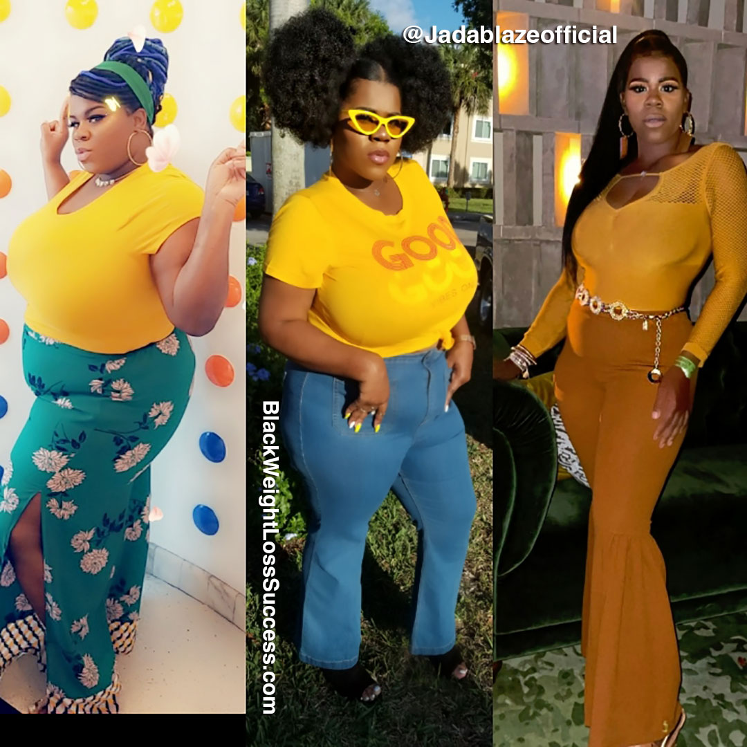 Jada before and after weight loss