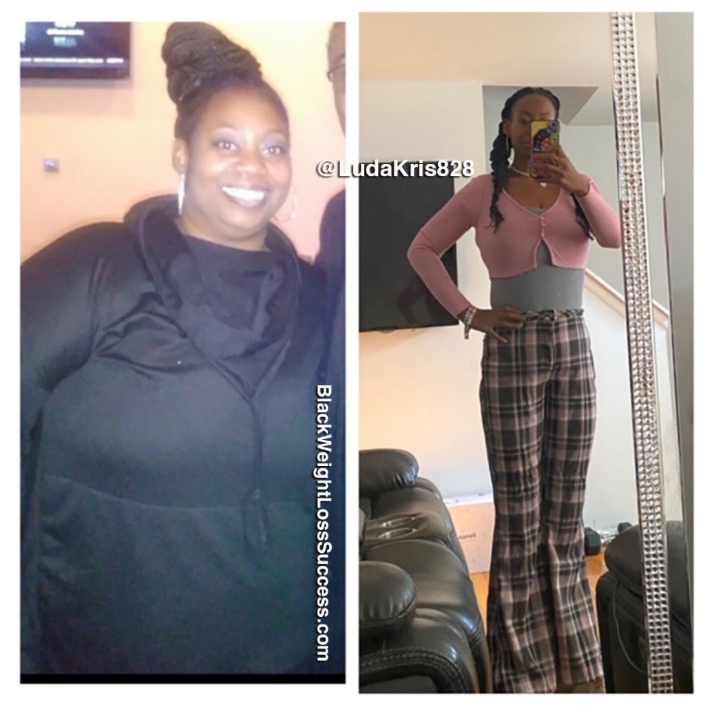 Kristina lost 166 pounds | Black Weight Loss Success