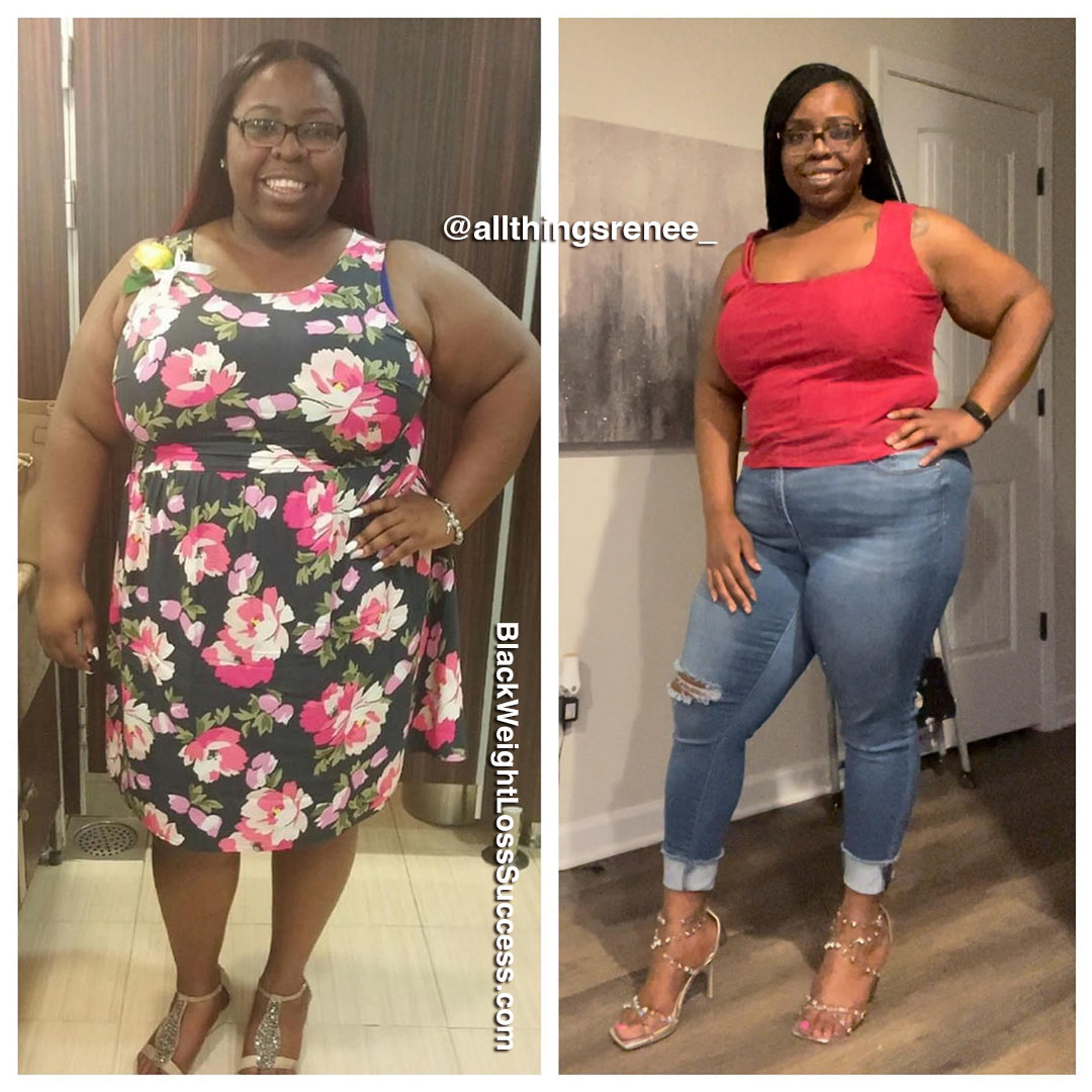 Renee misplaced 103 kilos | Black Weight Loss Success