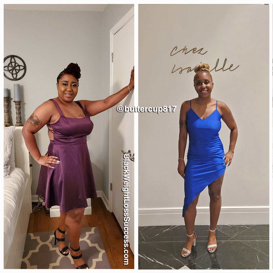 Theresa before and after weight loss