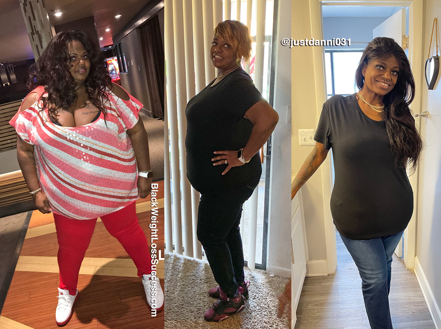 Danyelle before and after weight loss