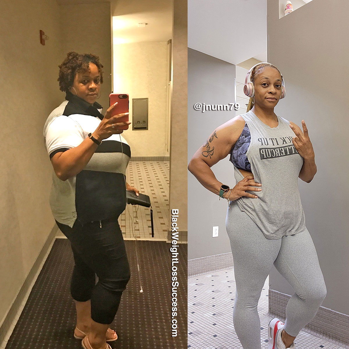 Jennifer misplaced 138 kilos | Black Weight Loss Success