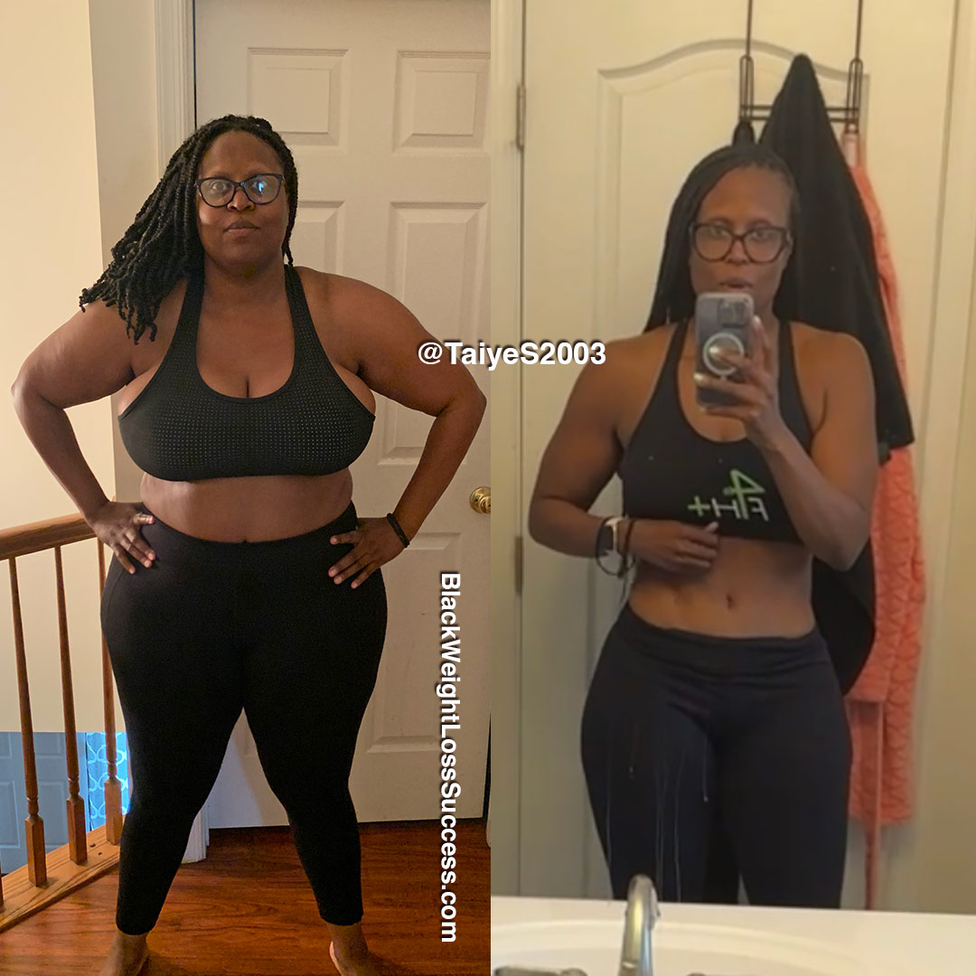 Taiye misplaced 112 kilos | Black Weight Loss Success