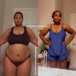 Janelle before and after weight loss