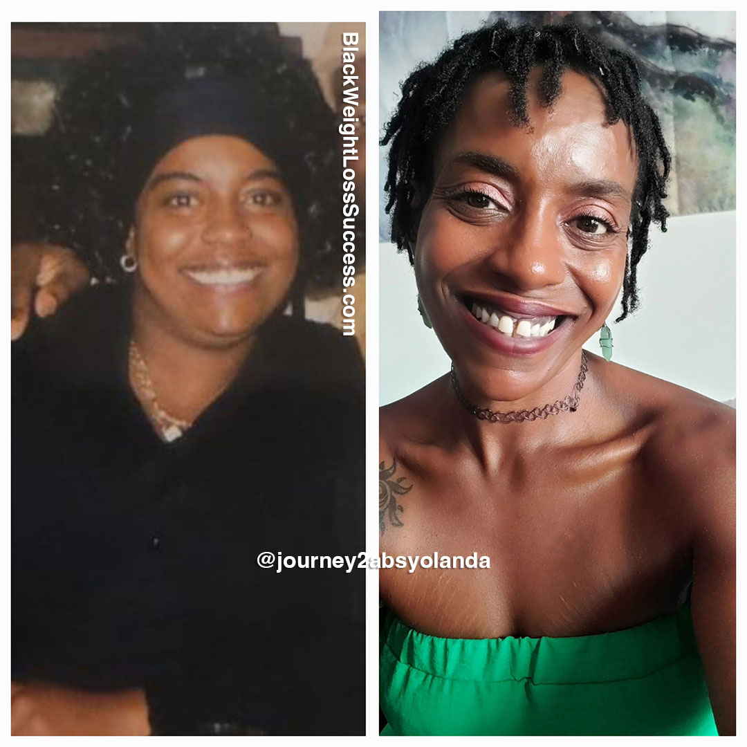 Yolanda before and after weight loss