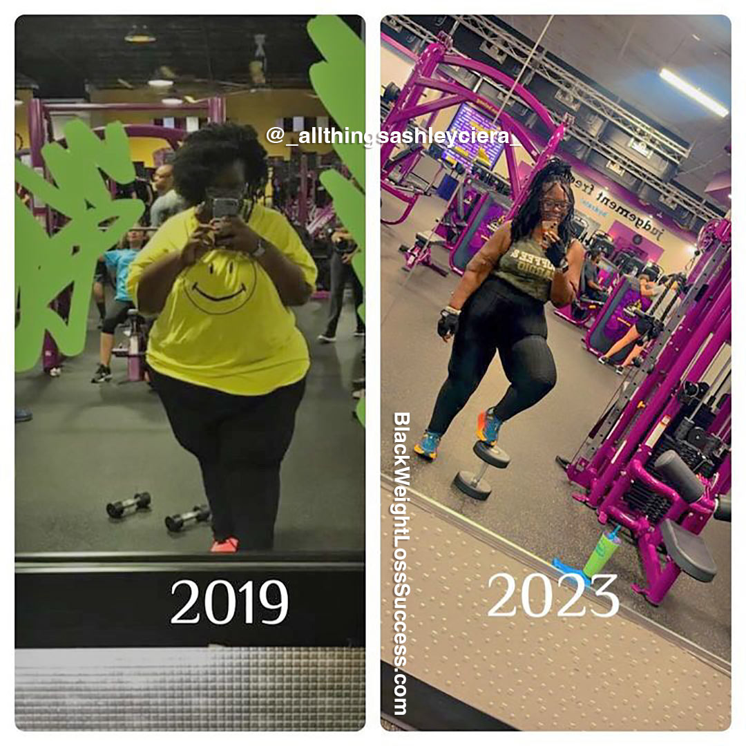 Ashley before and after weight loss
