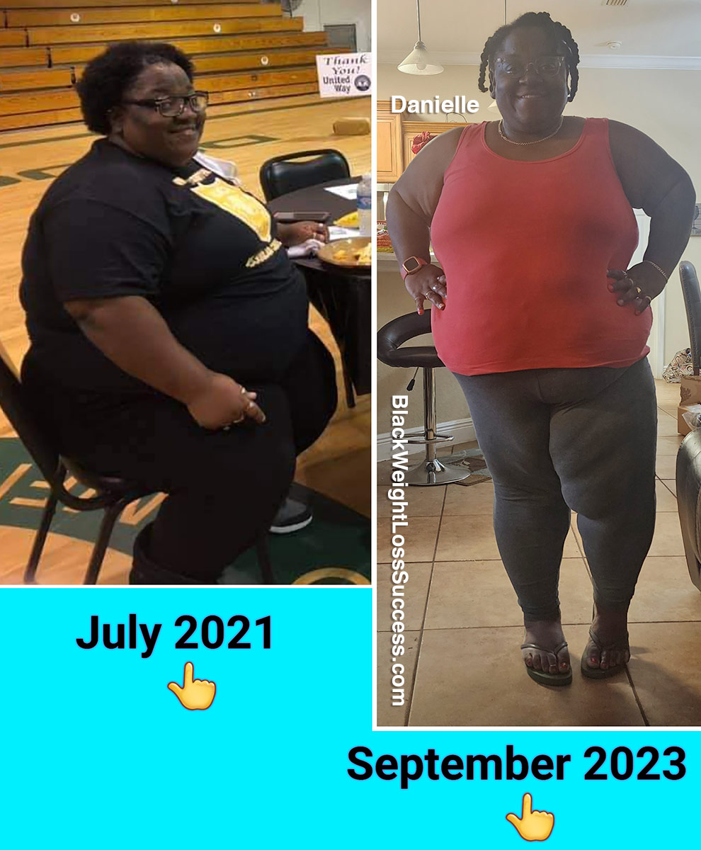 Danielle misplaced 53 kilos | Black Weight Loss Success