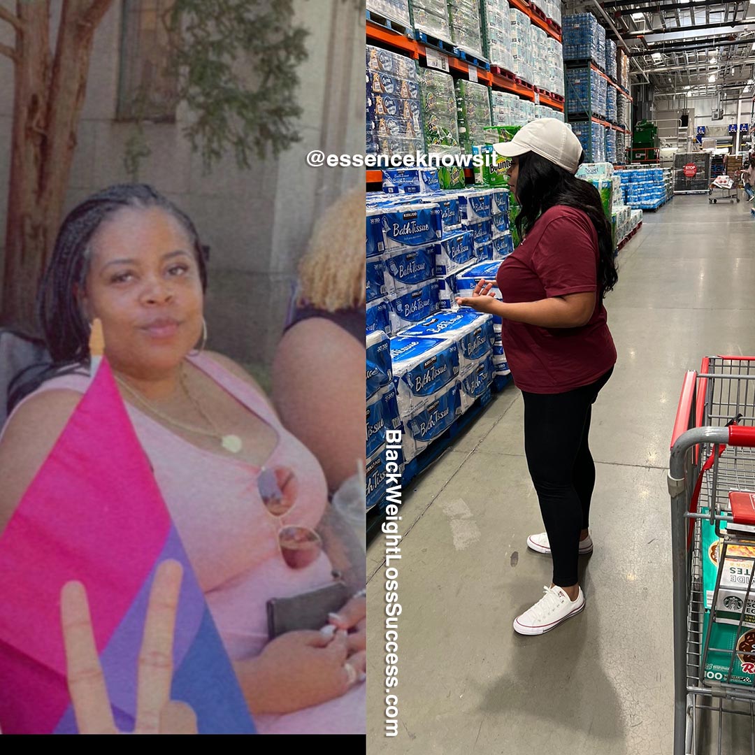 Essence before and after weight loss