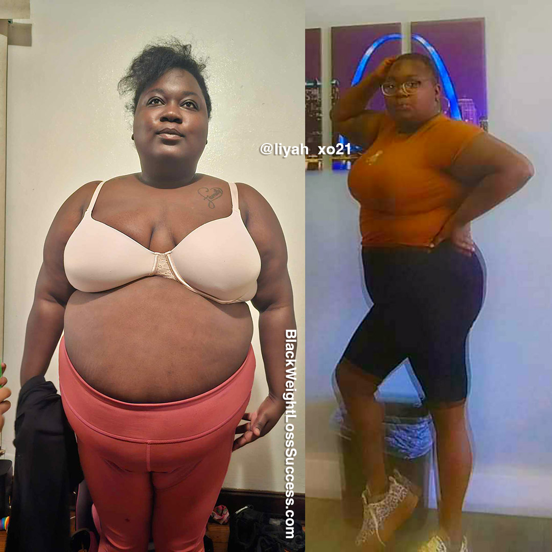 Leah before and after losing 40 pounds