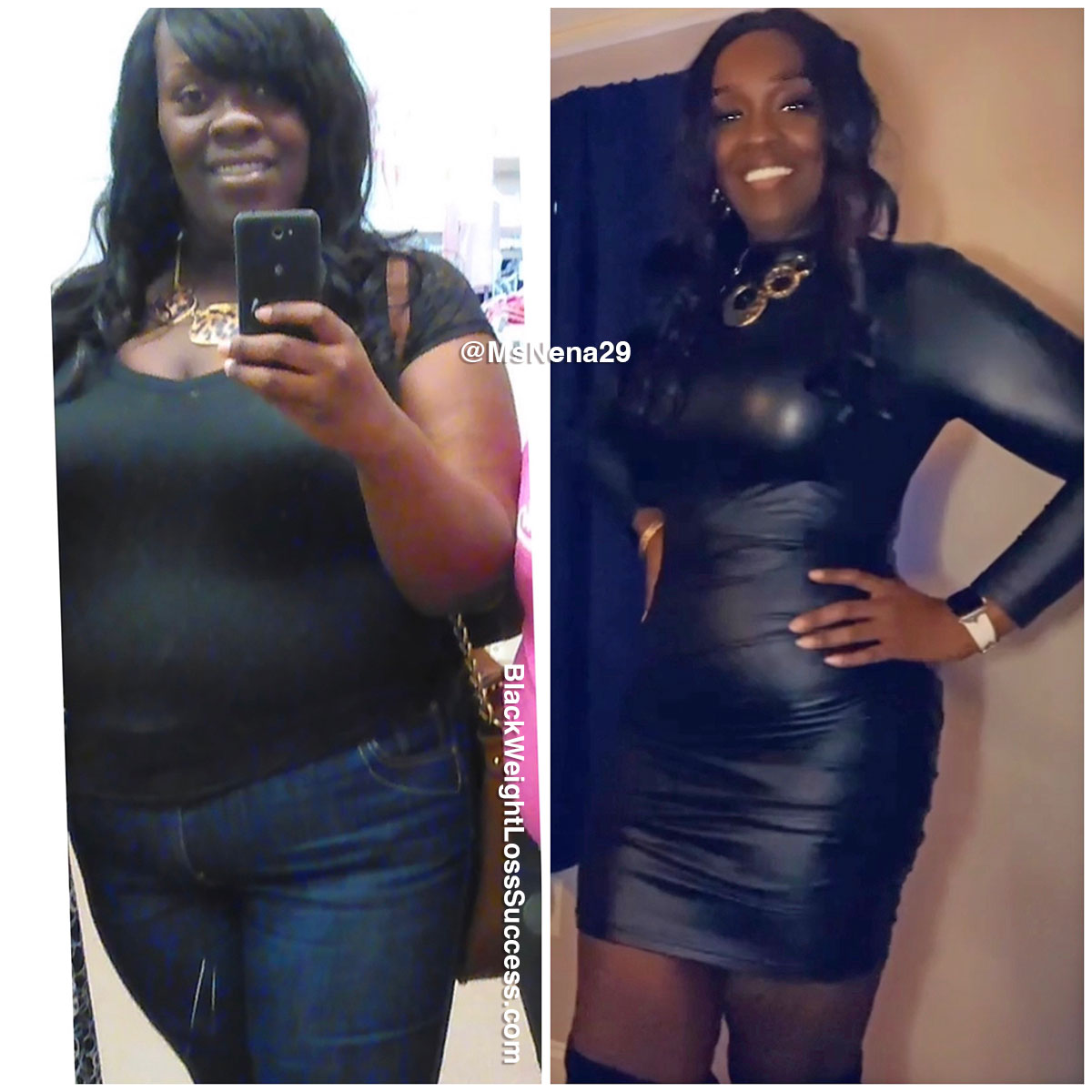 Nena before and after weight loss